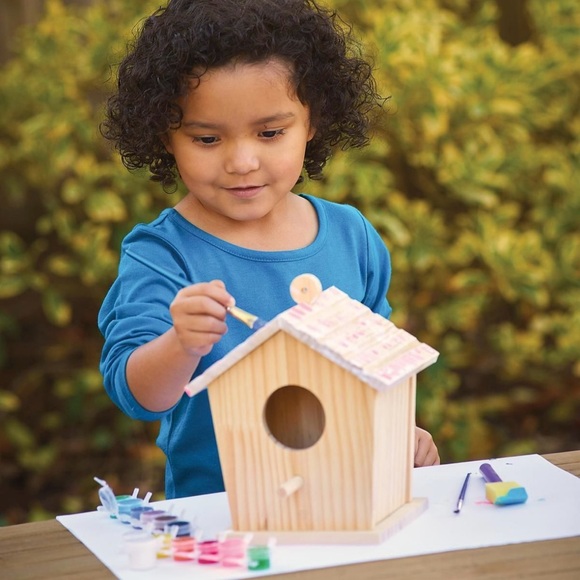🎄🎁MindWare Make Your Own Birdhouse Kit Ages 5 and Up New - Picture 12 of 12